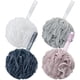 thumbnail image 1 of wonima11 Loofah Sponge 75g/Piece, Exfoliating Bath Sponge Body Scrubber - Loofa Set of 4 Grey Blue-Pink-Grey-White (Large), 1 of 1