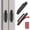 Black, variant on 2 Pack 5.7 Inch Adhesive Cabinet Handles - No Drill Stick on Door Push Pulls for Closet, Drawer, Fridge - Peel & Stick Sliding Door Handles with Strong Adhesive & Secure Grip (2, White)