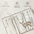 thumbnail image 6 of Elephant Stock A Woodland Walk Vii Wall Art - Horizontal Multi Panel Canvas - Living Room Wall Decor - Animal Multi Panel - Gray And Beige Decor By Lisa Audit - 33" x 20", 6 of 8