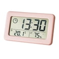 thumbnail image 3 of 2x Reloj Despertador Digital Temperatura Interior Colgante Hogar Escritorio Sala De Estudio Rojo, 3 of 5