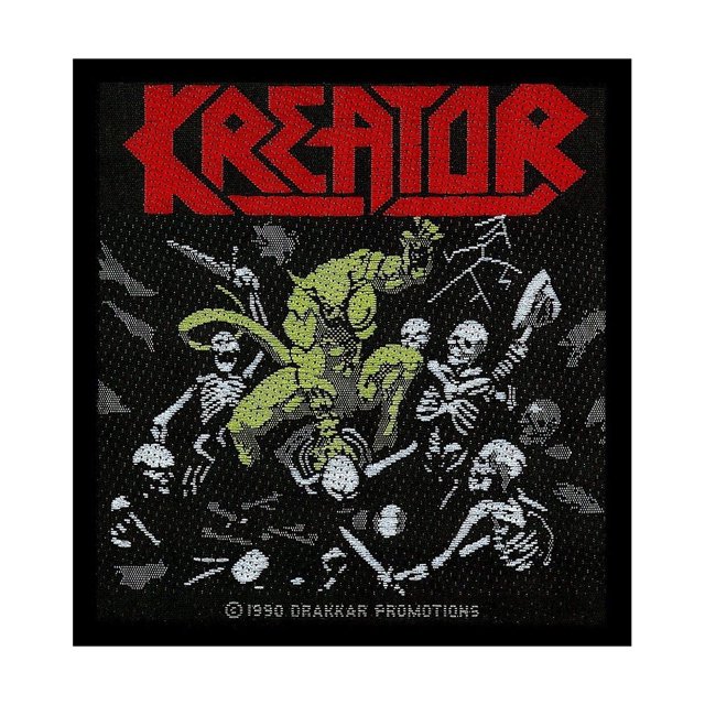 Kreator - Parche Diseño Estándar Pleasure To Kill (Negro, Verde, Rojo)