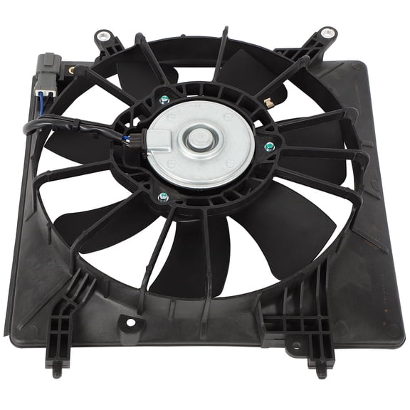 ECCPP Engine Radiator Cooling Fan Assembly Fits for Acura for RSX 2.0L Automatic Trans 2002-2006 for Dodge for Nitro 3.7L w/Air Conditioning, with Shroud 2007-2011 600600
