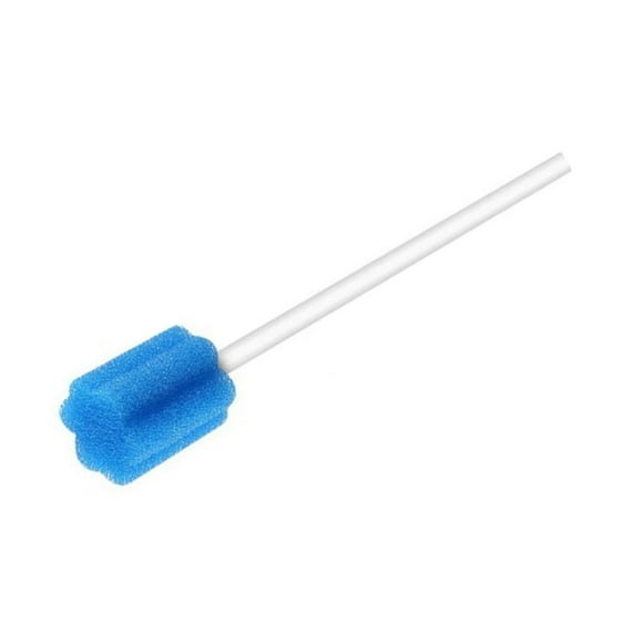 50/100pcs Disposable Oral-Care Sponge Swab Tooth Cleaning Mouth Swabs A2N4