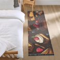thumbnail image 3 of Yayeee Runner Rug for Bedroom 2'x6' Machine Washable Hallway Non Slip Mat, Chocolate Cakes, 3 of 8