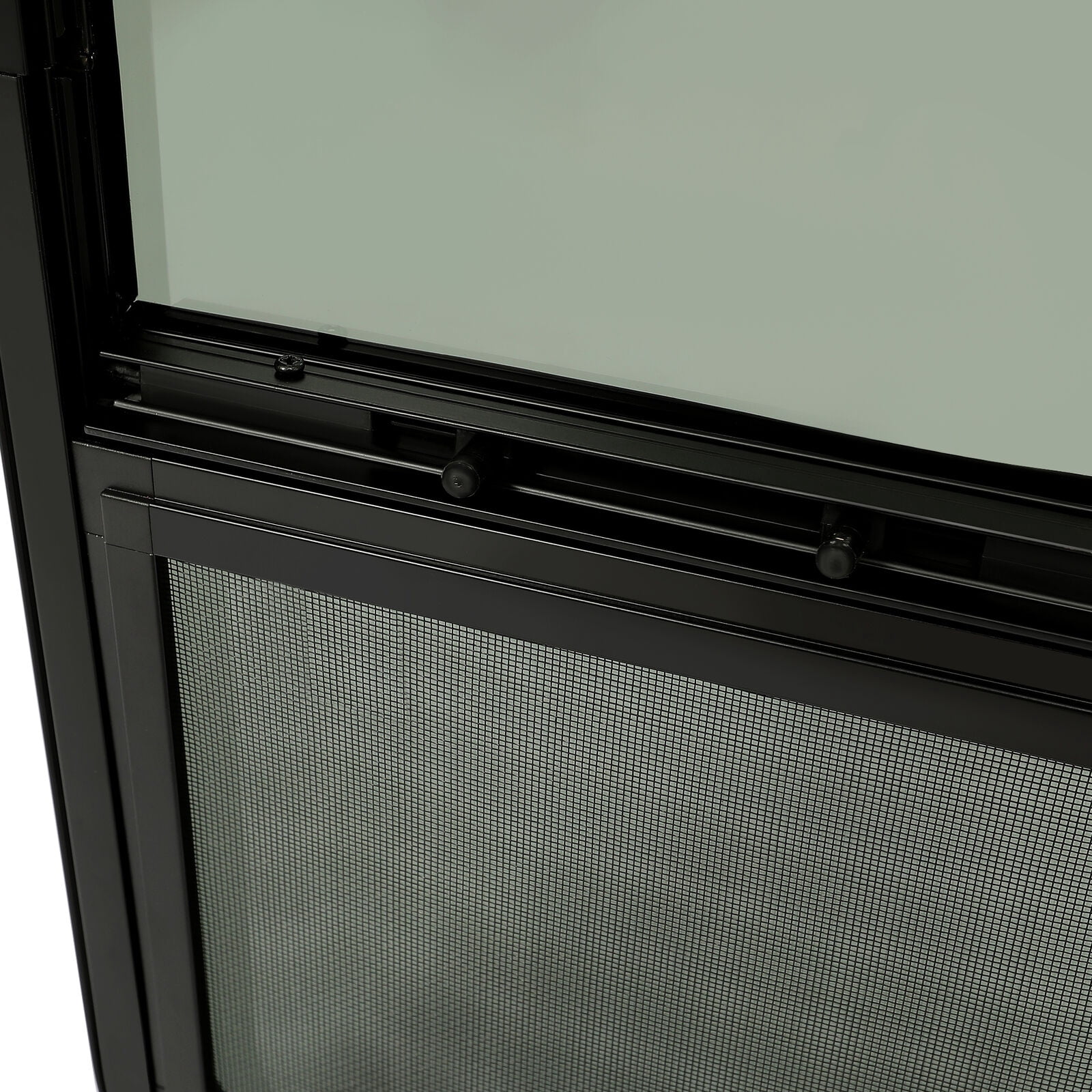 Kojem 2PCS 12 x 22 RV Window Tiny House Vertical Slider W/Screen