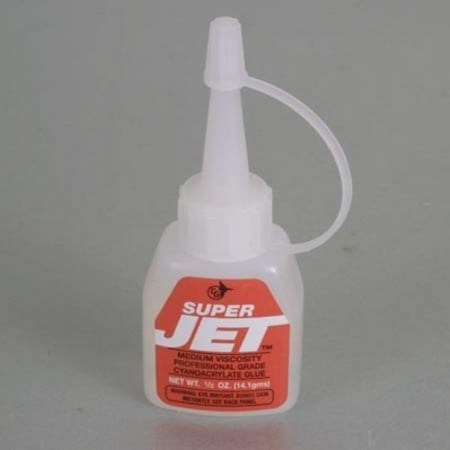 Super Jet Glue, 1/2 oz Multi-Colored