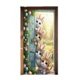 thumbnail image 2 of Cortina para puerta de Pascua | Decoración de puerta | Tapiz de pared para fiestas | Tela de poliéster para puerta principal | Decoración festiva para el hogar en celebración de Pascua, 2 of 8