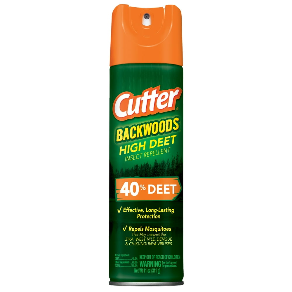 Cutter Backwoods High DEET Insect and Mosquito Repellent, 11 oz
