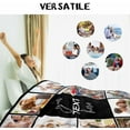 thumbnail image 4 of AISENIN Customized Photo Blankets with Text 10 Photos Collage Custom Blankets Personalized Throw Blanket for Sisters Friends Couples Mom Dad Kids Dog Pet Custom Christmas Gifts 4 Sizes, 4 of 5