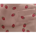 thumbnail image 4 of oneOone Georgette Viscose Fabric Raspberry Fruit Printed Craft Fabric BTY 42 Inch Wide, 4 of 4
