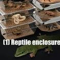 thumbnail image 6 of 2. Ventilated Terrarium with Clear View Design, Multi-Functional Habitat Box for Lizards & Ants Maintenance, 6 of 8