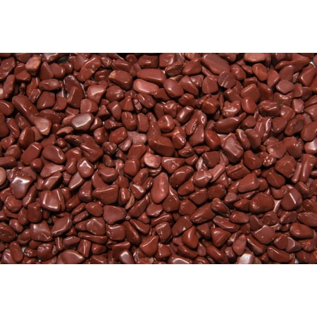 Fantasia Crystal Vault: 1/2 lb High Grade Red Jasper Tumbled Stones - XXSmall - 0.25