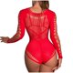 thumbnail image 5 of Moda para mujer Lencería sexy Medias de red Hollow Slim Fit Sexy Halter Neck Hip Jumpsuit Fridja nalpqowj42165, 5 of 8