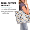 thumbnail image 2 of Fotbe Pirate Skull And Anchor Bolsa Tote Estética de Lona con Estampado para Mujer - Bolsa Reutilizable de Hombro Casual para Vacaciones, Compras, Trabajo y Gimnasio, 2 of 8
