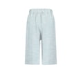 thumbnail image 5 of JJHGVB Shorts for Women Drawstring Shorts Summer Shorts Lounge Short Short culottes for women Loungewear Bottoms Summer Gauze Pants High Waisted Bermuda Shorts sweat shorts Sky Blue 5XL, 5 of 5
