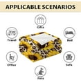 thumbnail image 6 of Sunflower Blanket - Soft, Plush & Warm - 80x60 Inches Twin Size Blanket for Bed, Couch - Brown Cute Throw Blanket Gifts for Girls, Women, 6 of 6