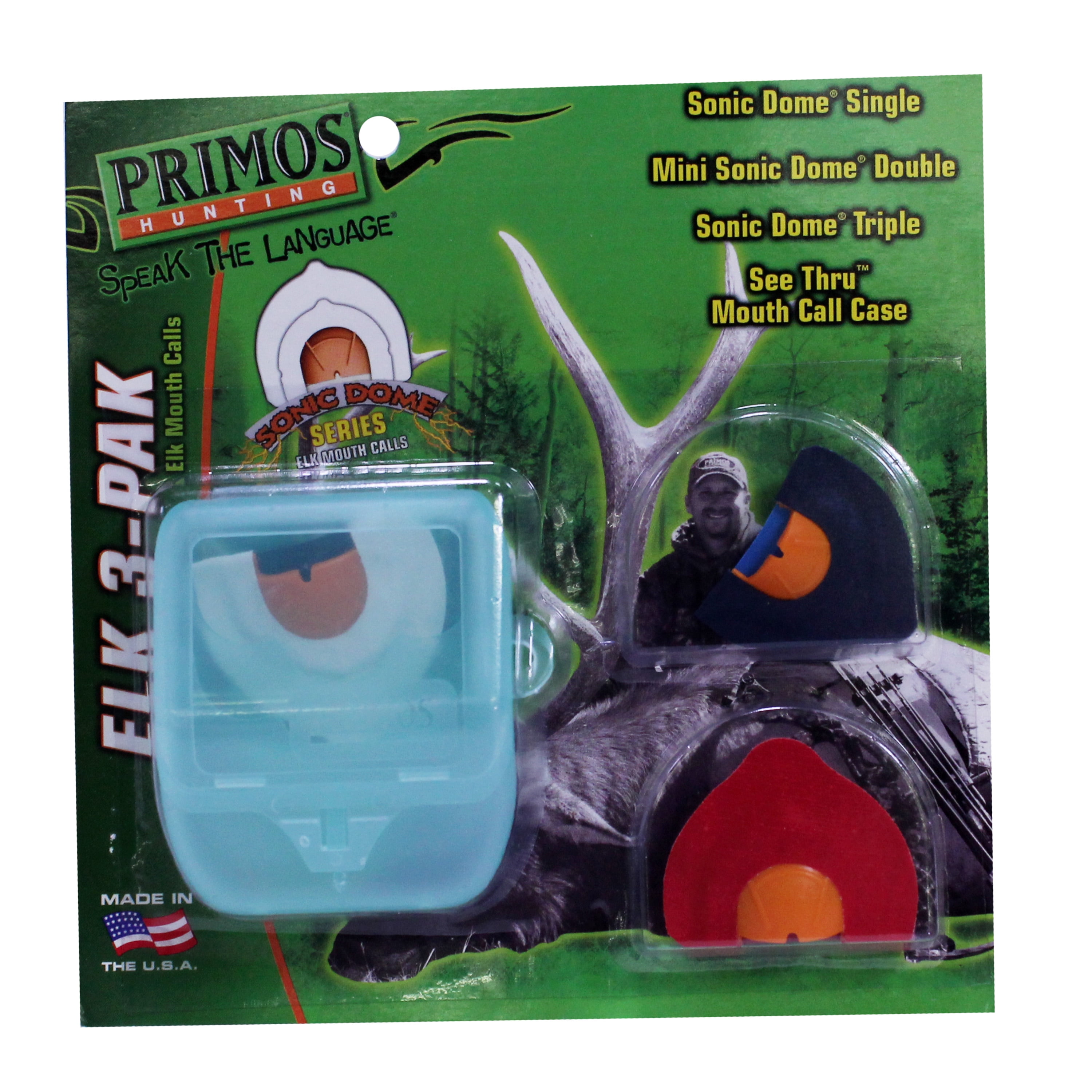 Primos Elk Dome Mouth Calls (Pack of 3)