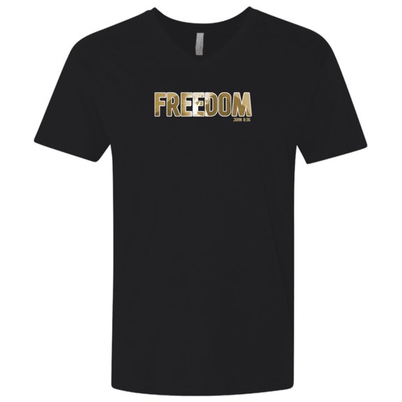 Freedom Men’s Premium Fitted SS V-Neck