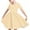 Beige, variant on Odeerbi Toddler Girls Summer A-Line Dress Cute Sparkly Swing Dress Toddler Kids Solid Color Short Sleeve Stretchy Dress Toddler Girls Clothes