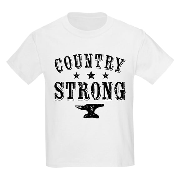 CafePress - Country Strong T Shirt - Light T-Shirt Kids XS-XL