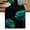 Green, variant on Red Rose Table Runner, Vintage Abstract Garden Flower Floral Black Washable Cotton Linen Table Runners 36 Inches Long, Dresser Scarf Runner for Nightstand/End Tables/Round Tables 13''x36''