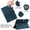 Darkblue, variant on TECH CIRCLE Case for Amazon Fire HD 8 2018/2017/2016,PU Leather Folio With shockproof kickstand Case for Amazon Fire HD 8 (8th/7th/6th Generation) 8.0 inch,Darkblue