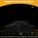 thumbnail image 3 of Funda para auto impermeable para todo clima, protección exterior completa contra el sol y la lluvia, con tiras reflectantes, negra para Chevy Silverado, 3 of 7