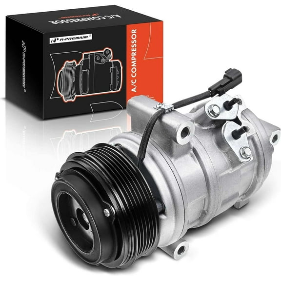 A-Premium Air Conditioner AC Compressor with Clutch Compatible with Ford Edge 2007-2014 & Lincoln MKX & Mazda CX-9 2007-2015, 3.5L 3.7L