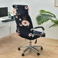 thumbnail image 4 of Stretch Printed Computer Office Chair Covers,Desk Rotating Chair Slipcovers Removable Washable Anti-Dust Spandex Chair Protector Cover for Office Chair-L(17.7-23.5inch)-05, 4 of 8