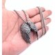 thumbnail image 1 of Collar con colgante de ala de Ángel Retro a la moda de acero inoxidable para hombres, regalos de joyería para hombres europeos y americanos, 1 of 4