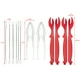 thumbnail image 2 of 12 PCS Seafood Tools Crab Leg Crackers and Tools Including 2 Lobster Crab Crackers, 4 Lobster Sheller Knives, 6 Crab Leg Forks/Picks, 2 of 8