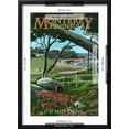 thumbnail image 5 of Art.com Monterey Peninsula, California - 17 Mile Drive Art Print by Lantern Press, Black Frame Wall Art, 17" x 23", 5 of 5