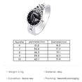 thumbnail image 4 of EGNMCR Rings Originality Clock-Shape Ring With Cubic-Zirconia For Women Engagement Wedding Jewelry Accessories Women Girls Smart Watch, 4 of 5