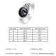 thumbnail image 2 of Anillos para mujer, regalos originales para mujer, anillo con forma de reloj y circonita cúbica para compromiso, boda, accesorios de joyería, reloj inteligente para mujer y niña., 2 of 5