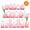Pink, variant on GNWZCUYSNS 18pcs Pure Gold Amber Color Glass Bud Vase Set, Small Flower Vases for Centerpieces in Bulk, Mini Vintage Vase for Home, Wedding, Table Decor