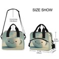 thumbnail image 3 of Lunch Bag Portable Crossbody Meal Bag Cooler Bag Insulated Lunch Bag Food Bag Handheld & Crossbody Design Cute Smile Cup, 3 of 6
