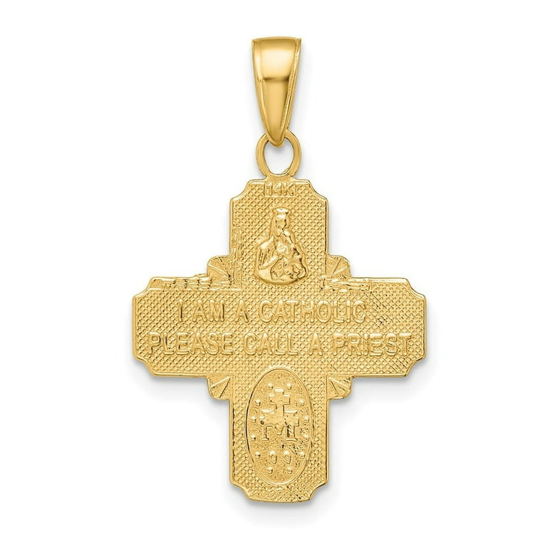 14k gold catholic medals deals