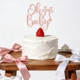 thumbnail image 4 of Decoración para tartas Dxsdgetue Rose Gold Oh Baby para artículos de fiesta, 4 of 8