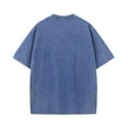 thumbnail image 3 of Mens Oversize Cotton T-Shirts Summer Casual Solid Color T Shirt Loose Fit Baggy Crewneck Tees, 3 of 7