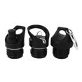 thumbnail image 2 of 3-pack of lids for Hydro Flask standard mouthwash bottle, including straw, bite valve and two lids, 2 of 5