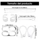 thumbnail image 3 of Fundas Para Airpod 1 2 3 Pro Cover Case, Kit De Accesorios, 3 of 8