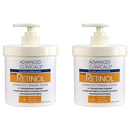 Best Anti-Wrinkle Cream w/ Retinol & Antioxidants - Set of 2 8oz (Best Retinol Cream Walmart)