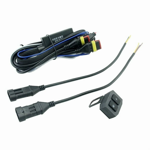 Led Fog Light Lamp Wiring Harness Relay Wire Switch High Low Beam Moto Spotlight Cable for Dirt SUV UTV ATV
