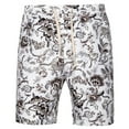 thumbnail image 5 of KOMOO Men Floral Beach Outfit Short Sleeve Button Hawaiian Shirts Shorts Tracksuit Sweatsuit, 5 of 6
