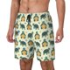thumbnail image 1 of Fotbe Cartoon Turtles Traje de Baño para Hombre – Shorts de Natación de Secado Rápido con Forro y Bolsillos-XX-Large, 1 of 6