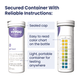 thumbnail image 2 of Vivoo At-Home pH Test Strips, pack for 10 Tests, Comprehensive Health Monitoring Kit, 2 of 6