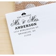 thumbnail image 3 of Printtoo Personalized Black Self Inking Future Address Heavy Duty Stamp Custom Rubber Stamper-45 mm, 3 of 6