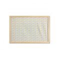 thumbnail image 1 of Neutral Color Wall Art with Frame, Spring Daisy Blossom Branches Summer Petals Season Pattern, Printed Fabric Poster for Bathroom Living Room, 35" x 23", Marigold White and Pale Grey, by Ambesonne, 1 of 2