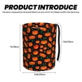 thumbnail image 3 of Wukai Pumpkin Fallen Leaves Print Car Trash Can - Easy to Clean Hanging Garbage Bin - Removable Liner - Leak-Car Garbage Can - Waterproof Trash Can for Car and SUV, 3 of 7