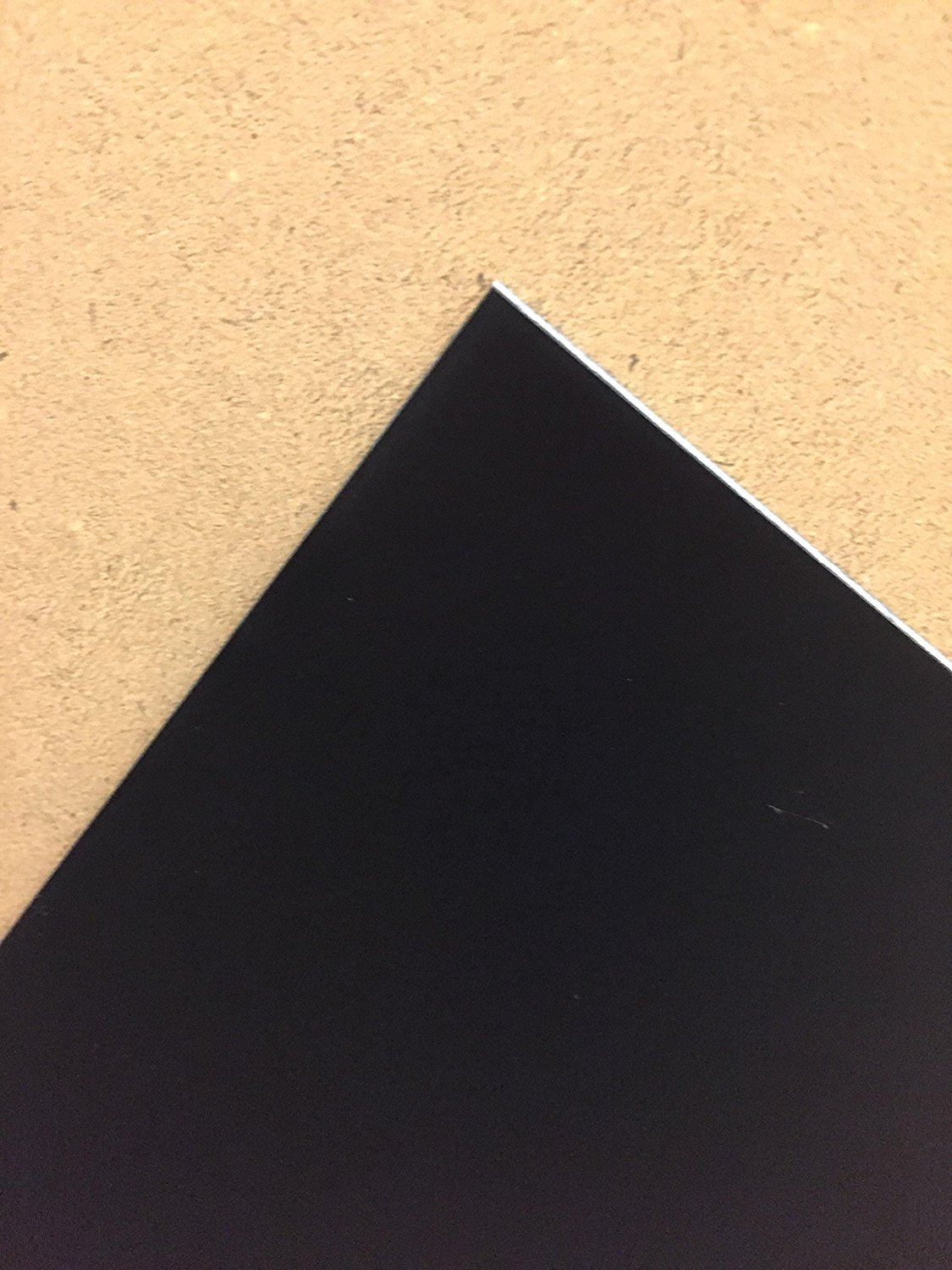 12 Piece Bundle SIBE-R-PLASTIC SUPPLY Black Styrene Thermoform Plastic Sheets 1/32 x 12 x 12 Sheets